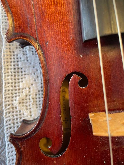 Violino Centenário "El Maestro" (c. 100 Anos) – Pronto a Tocar