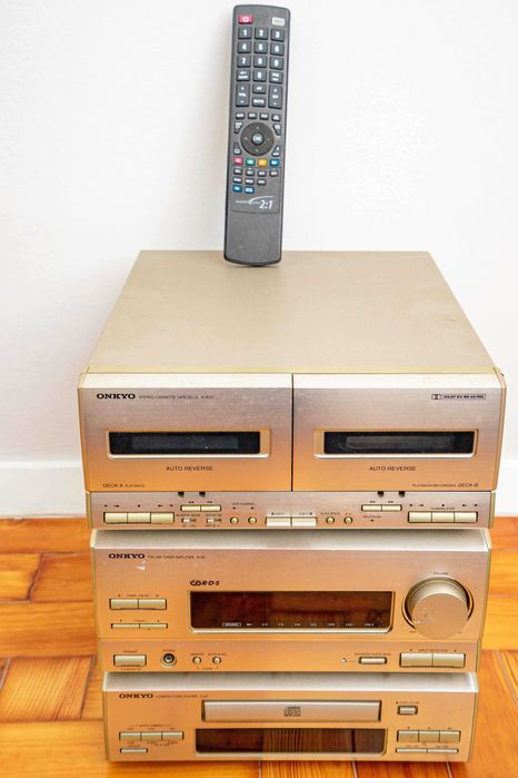 Aparelhagem onkyo em 3 modulos