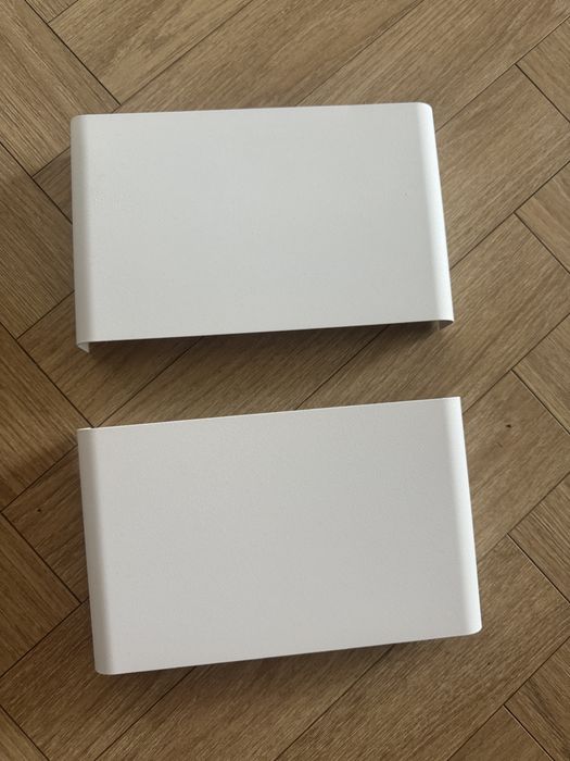 2x kinkiety scienne biale