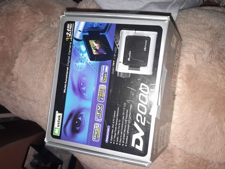 Máquina / Câmara Digital Vintage Mustek DV 2000 (Com Caixa)