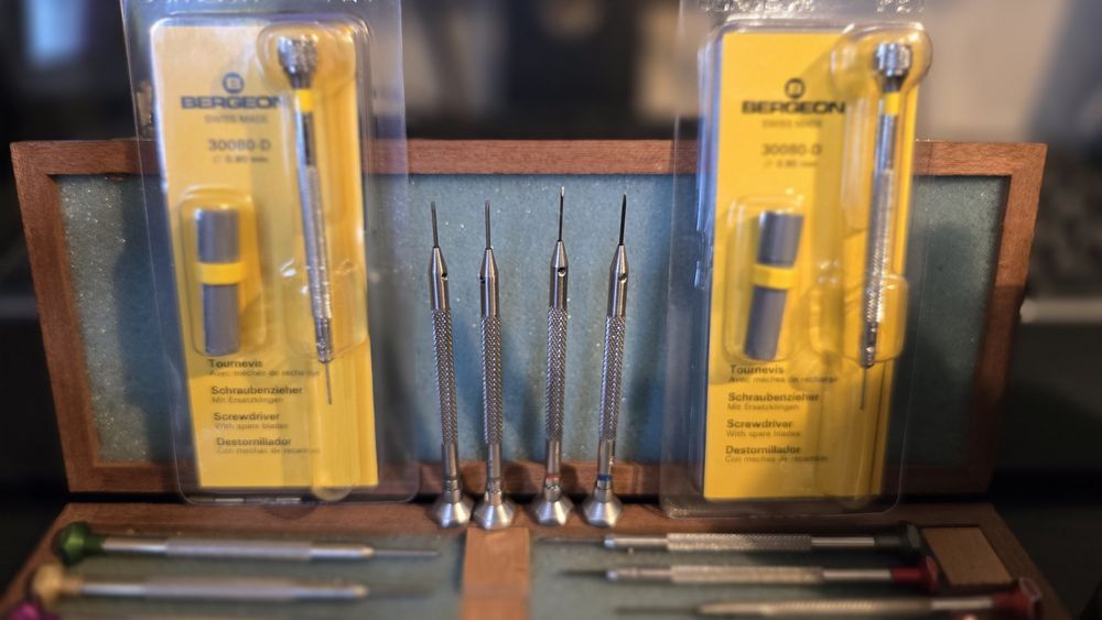 Часовой инструмент часовые отвёртки Bergeon, BOB Swiss made новые