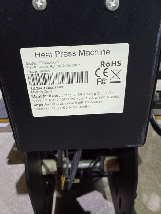 Automatyczna Prasa Termotranswerowa
