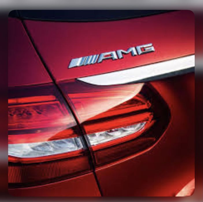 Simbolo Emblema AMG Mercedes Mala Traseira