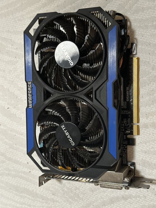 Відеокарта GTX 960 4GB Gigabyte GDDR5, відеокарта NVIDIA, Gaming, Full HD, PCI-E, ігрова, без артефактів, повністю справна, гарантія перевірки.