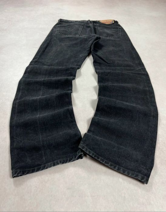 spodnie diesel czarne baggy jeans vintage oryginalne opium streetwear