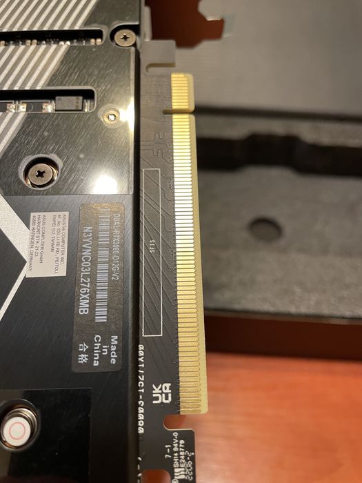Karta graficzna Asus dual RTX 3060 12GB, na gwarancji