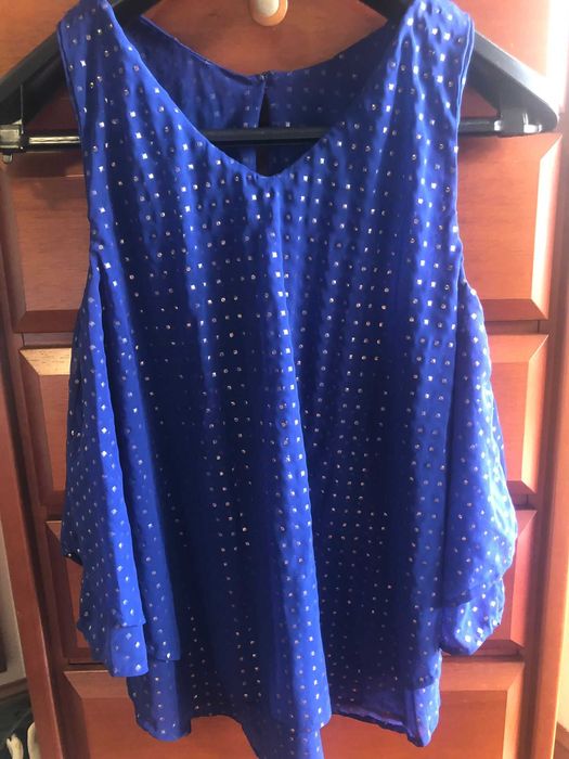 Camisola Azul Tam Unico