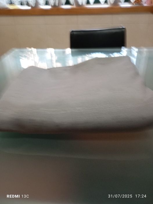 Cortinados de onda cinza