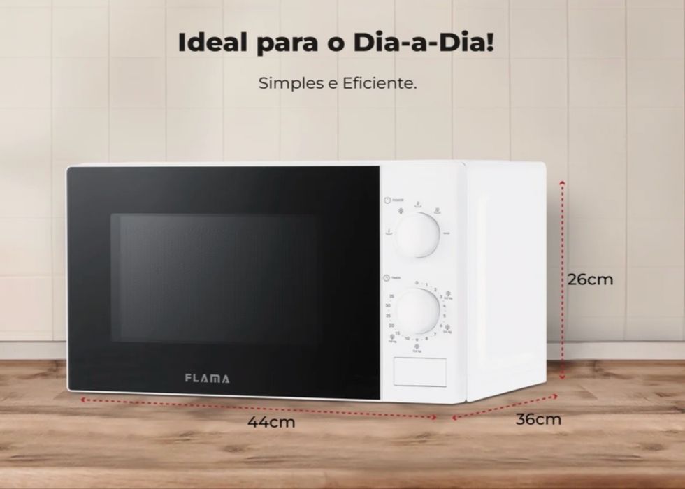 microondas FLAMA 1847FL 20L branco