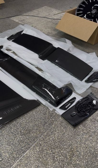 Люстра на крышу карбон BRABUS 2025+ Mercedes G W463A W464 W465 Козырек