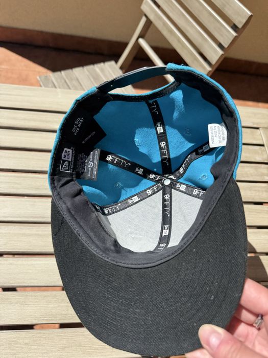 Quiksilver x New Era 9FIFTY Snapback czapka vintage 2014 turkus/czarny