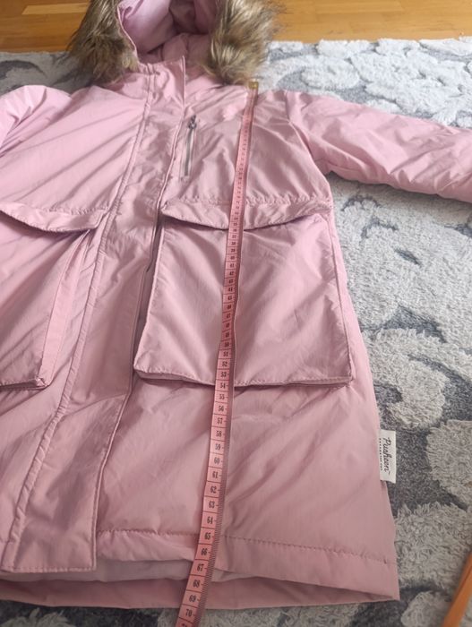 Kurtka dłuższa, parka zimowa  Reserved 122 cm, Pusheen