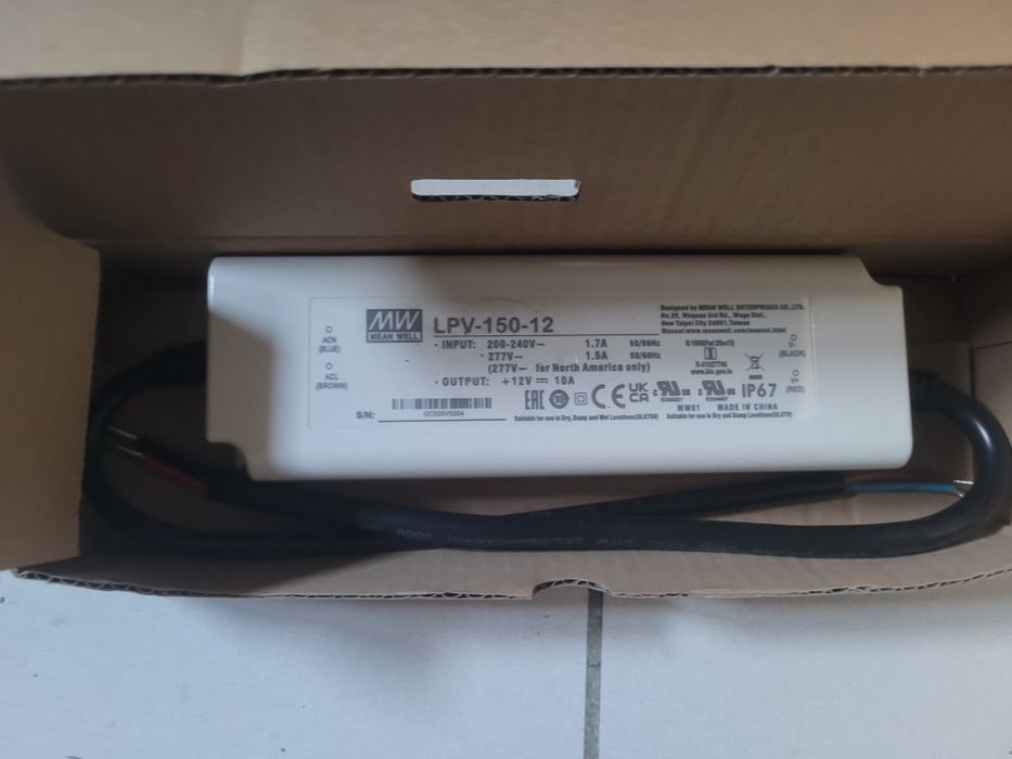Zasilacz do led 100W 120W 150W 200W / 12V