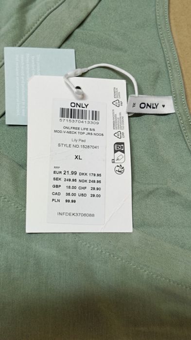 Top damski duńskiej marki ONLY rozm.xl