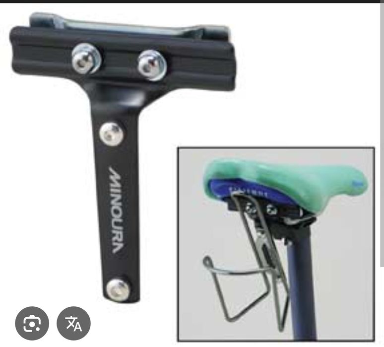 Nowy adapter do montażu koszyka do bidonu pod siodełkiem Minoura