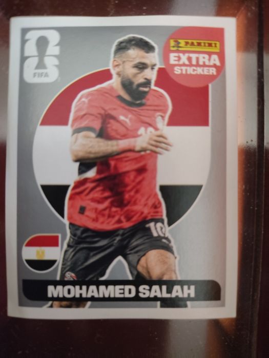 Panini Mundial 2026 – Mohamed Salah Legend Silver (Prata) Extra Sticker Raro