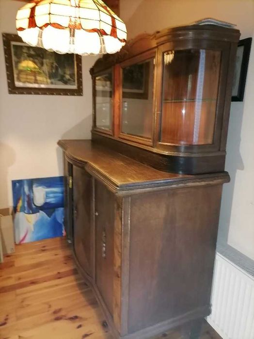 Stary kredens bufet z nadstawką