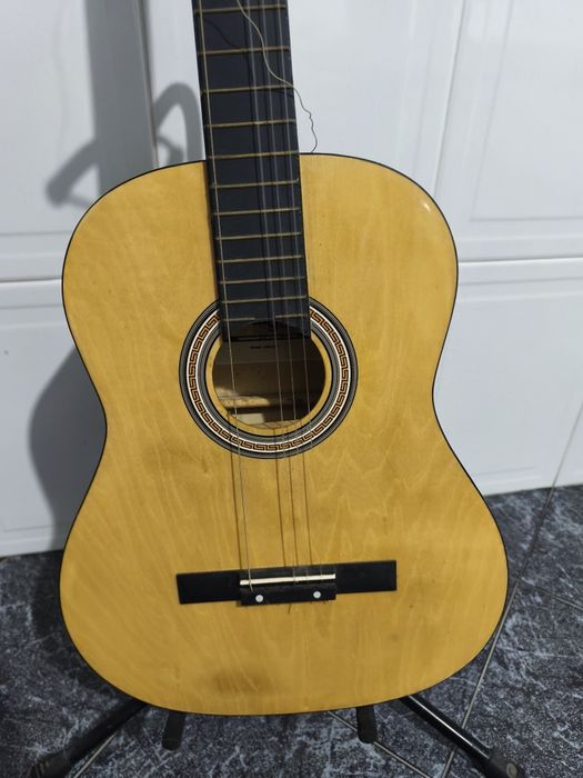 Viola clássica com suporte