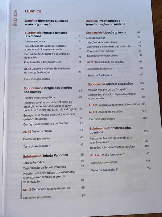 Manual “Guia de Estudo 10 Ano” Física e Química A