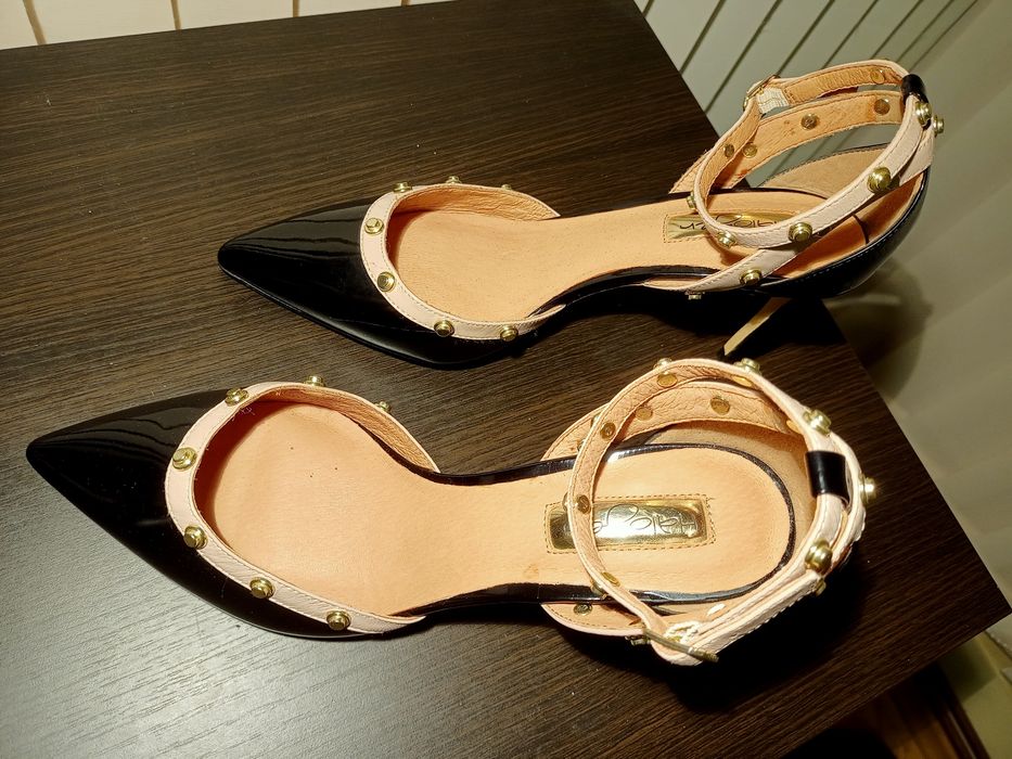 Buty damskie szpilki czarne Haloger z USA r.38 nowe