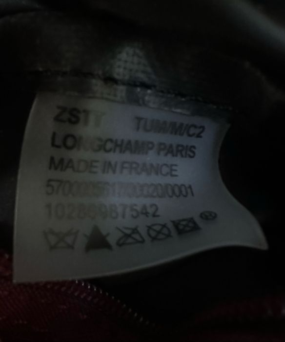 Mini Longchamp Le Pliage Bordeaux