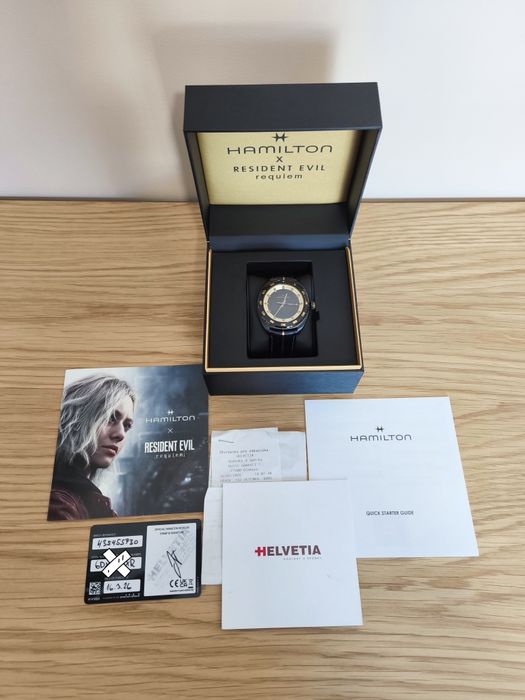 Hamilton limitowany zegarek Hamilton x Resident Evil „Requiem” 1 z 2000