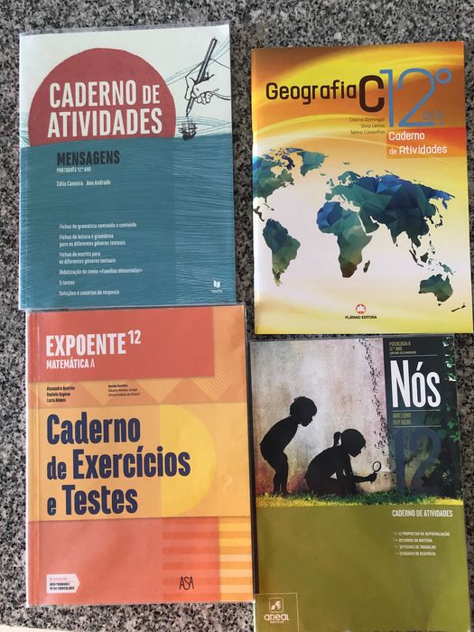 Vendo caderno de atividades 12 ano