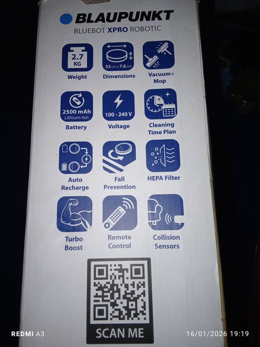 Aspirador robot blaupunkt