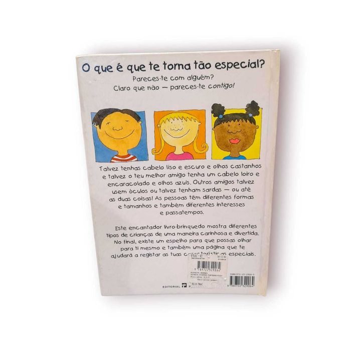 Livro Infantil “Somos Todos Diferentes”– Emma Damon|Ed.Presença (2002)