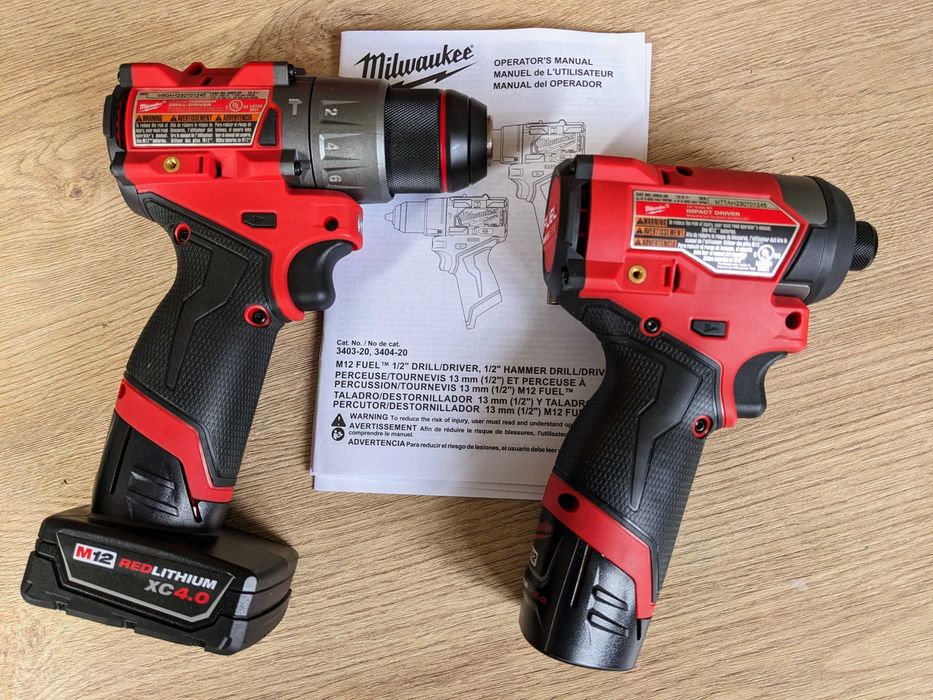 Milwaukee M12 FUEL 3497-22 набір безщітковий шуруповерт + імпакт