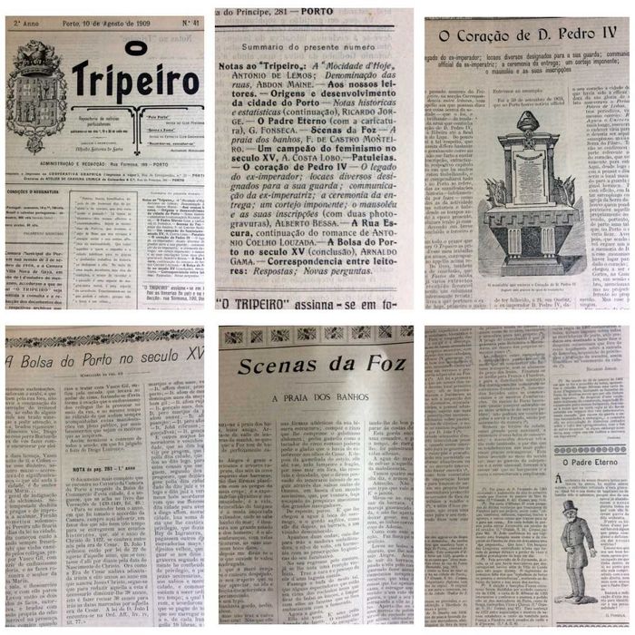 Um pouco da história do Porto e arredores, 1909. A escolher