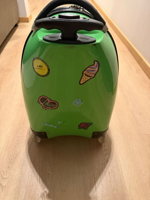 Walizka Bubule kabinowa Vespa Green dla dzieci