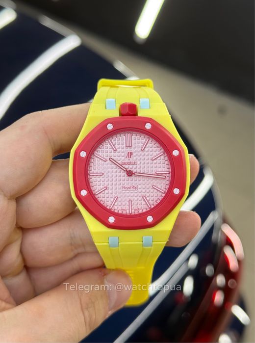 Механічний годинник Audemars Piguet × Swatch Royal Pop Otto Rosso