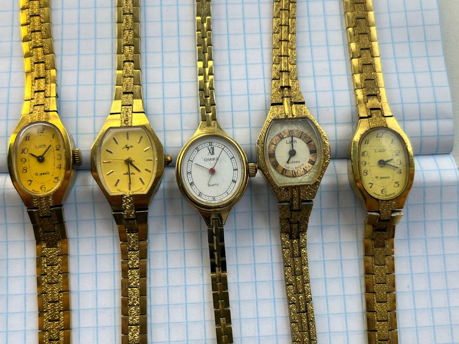 Механические женские часы Луч Чайка 10 шт - под ремонт