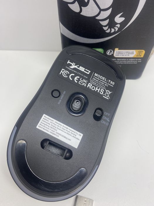 Игровая мышка Бесшумная Беспроводная HXSJ T90