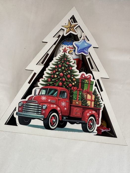 Новорічний солодкий подарунок / Подарунковий бокс Kinder / Солодощі