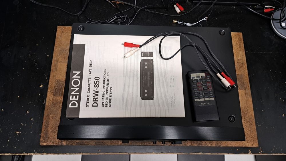 Deck Denon DRW-850 z pilotem po 1.włascicielu