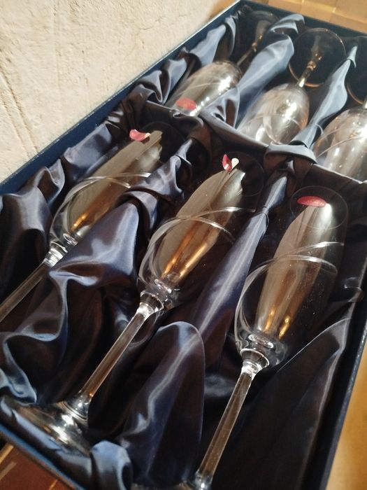 Kieliszki na szampana, Gerlach 12 sztuk sprzedam ,nowe!!!