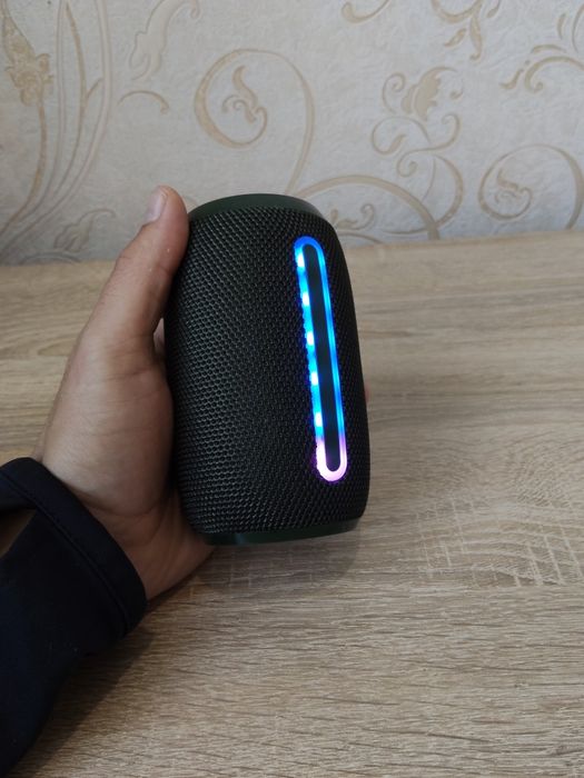 Портативная Bluetooth-колонка TG653 с RGB-подсветкой — мощный звук, TWS, FM, USB