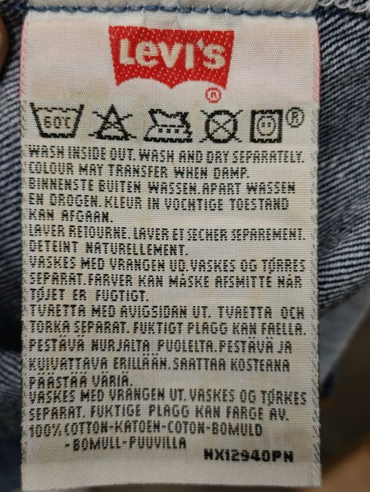 Джинсы Levi's 501 (34/30). винтаж