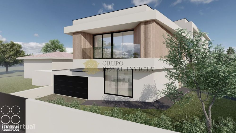 Moradia geminada V3 Superior em construção na Trofa