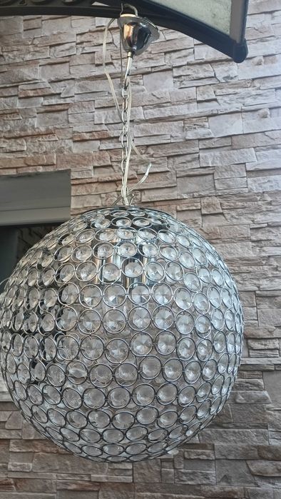 lampa wisząca kula do salonu (duża)