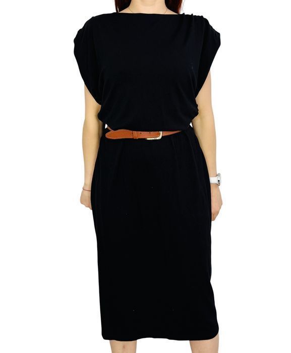 Czarna midi sukienka  XL 42 H&M