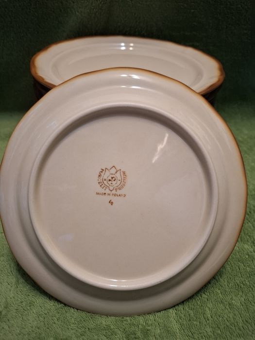 Talerzyk PRL porcelit