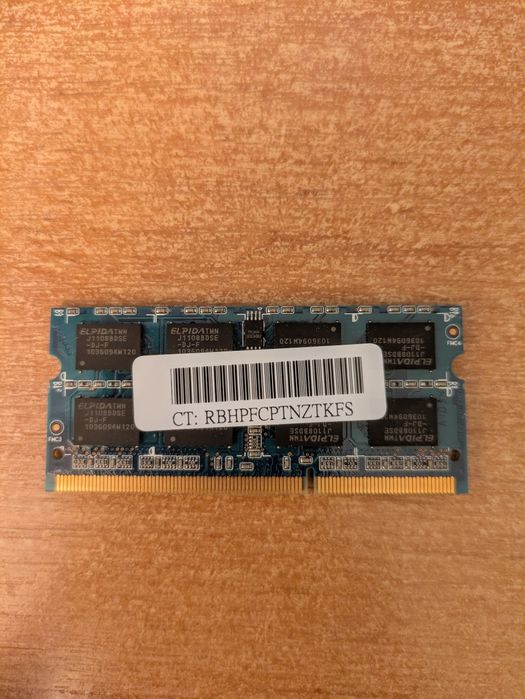 ОЗУ SODIMM DDR3 2Gb 1333MHz 10600s 2R8 CL9 Elpida