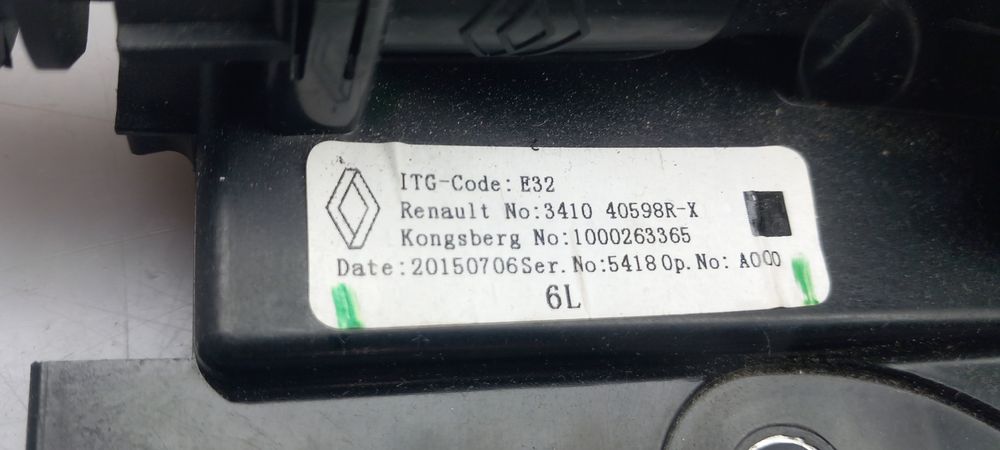 Seletor caixa velocidades RENAULT Zoe (BFM_)