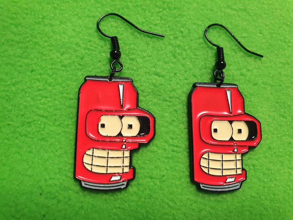 Kolczyki '' Futurama robot Bender ''