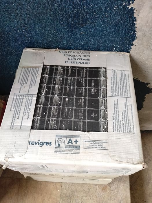Azulejos 30x30 preto mate