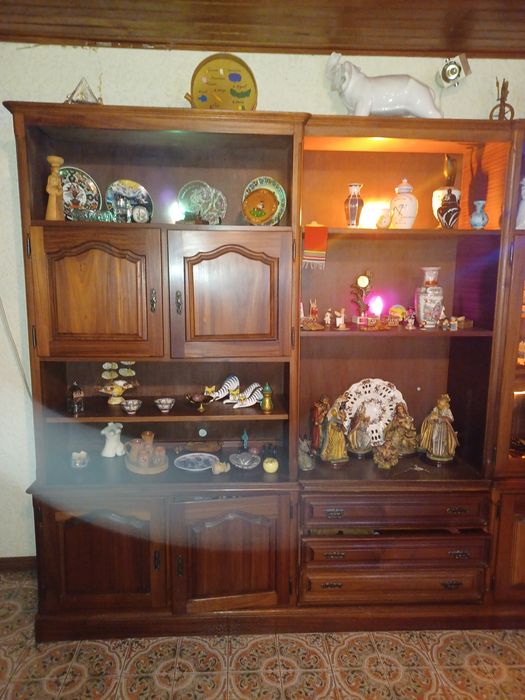 Estante de Sala de Madeira Eletrificada (sem recheio)