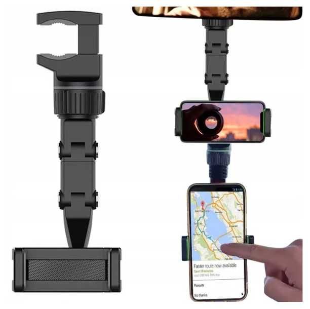 Uchwyt Samochodowy Na Telefon Wsteczne Lusterko